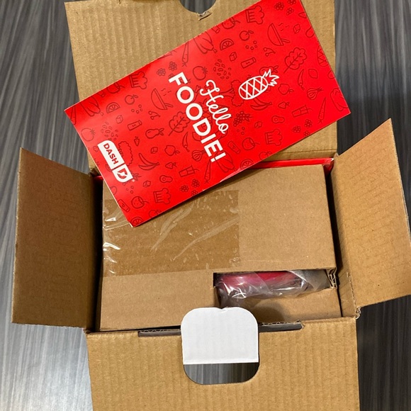 Dash Mini Waffle Maker-Red - Picture 3 of 3